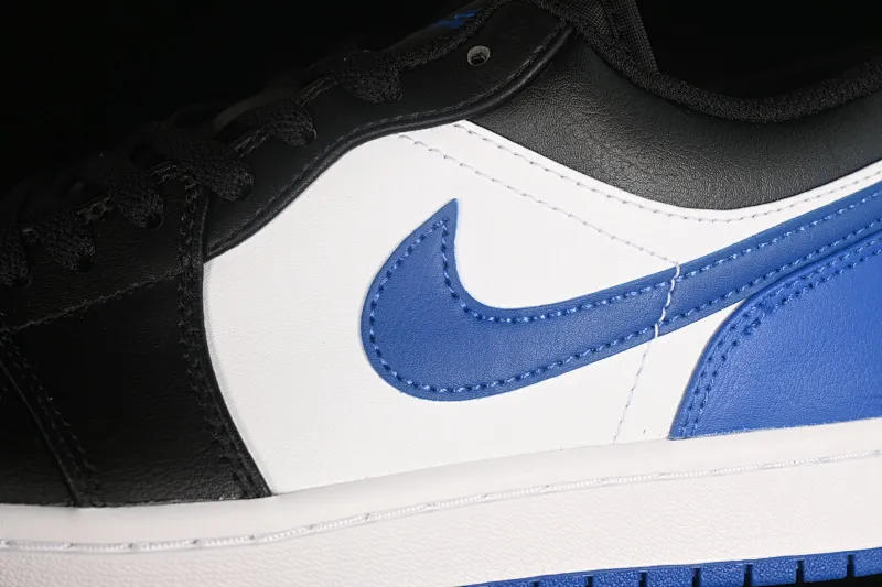 All categories Air Jordan Jordan series basketball shoes Air Jordan 1 Low G version pure original Air Jordan 1 Low AJ1 Joe 1 black and white blue low-top cultural basketball shoes 553558-140